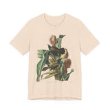 Common Grackle T-Shirt- Audubon Bird Art - Historic Purple Grakle, or Common Crow Blackbird Illustration