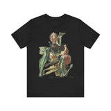 Common Grackle T-Shirt- Audubon Bird Art - Historic Purple Grakle, or Common Crow Blackbird Illustration