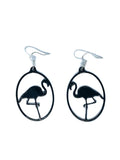 Flamingo Earrings – Lightweight Bird Lover Jewelry – Nature Inspired Bird  – Earrings Nature Earrings