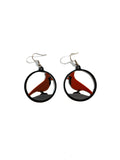 Northern Cardinal Earrings – Lightweight Bird Lover Jewelry – Nature Inspired Bird Earrings – Bird Watcher Gift