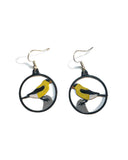 American Goldfinch Earrings – Lightweight Bird Lover Jewelry – Nature Inspired Bird Earrings – Bird Lover Jewelry