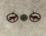 German Shepherd Earrings
