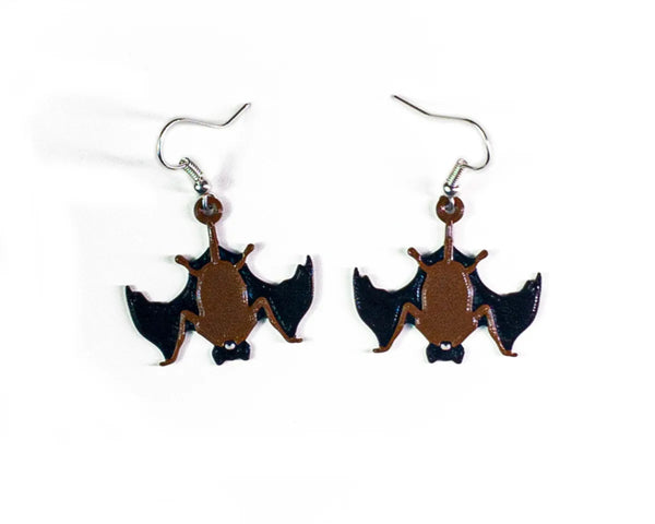 Hanging Bats Earrings
