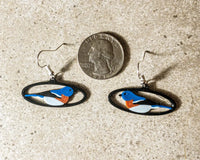 Lazuli Bunting Earrings