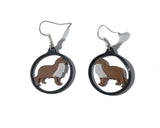Long-Haired Collies Earrings