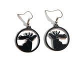 Moose Craft Silhouette Earrings