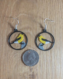 American Goldfinch Multi Color Earrings