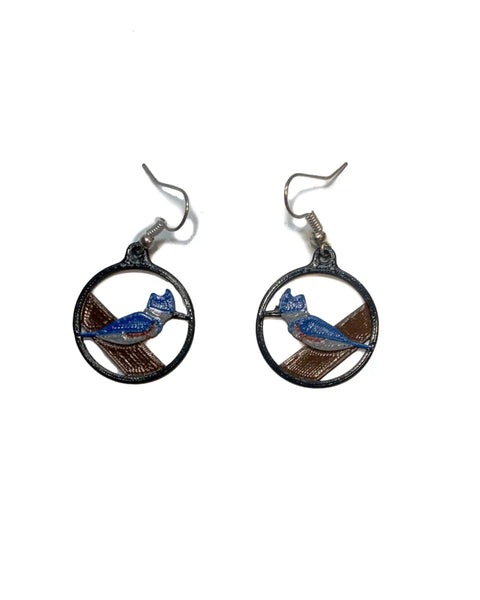 Belted Kingfisher Earrings
